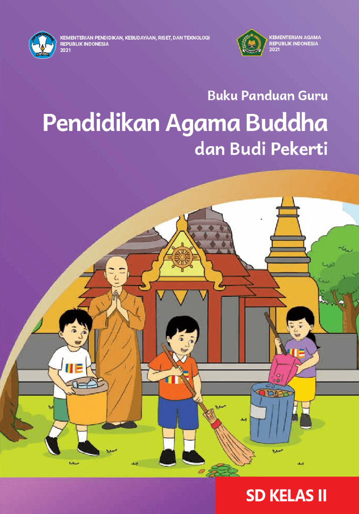 Cover Buku Panduan Guru Pendidikan Agama Buddha dan Budi Pekerti untuk SD Kelas II