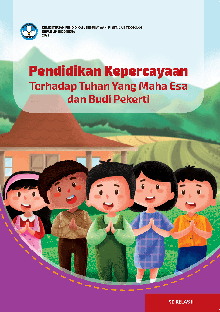 Cover Pendidikan Kepercayaan Terhadap Tuhan Yang Maha Esa dan Budi Pekerti untuk SD Kelas II