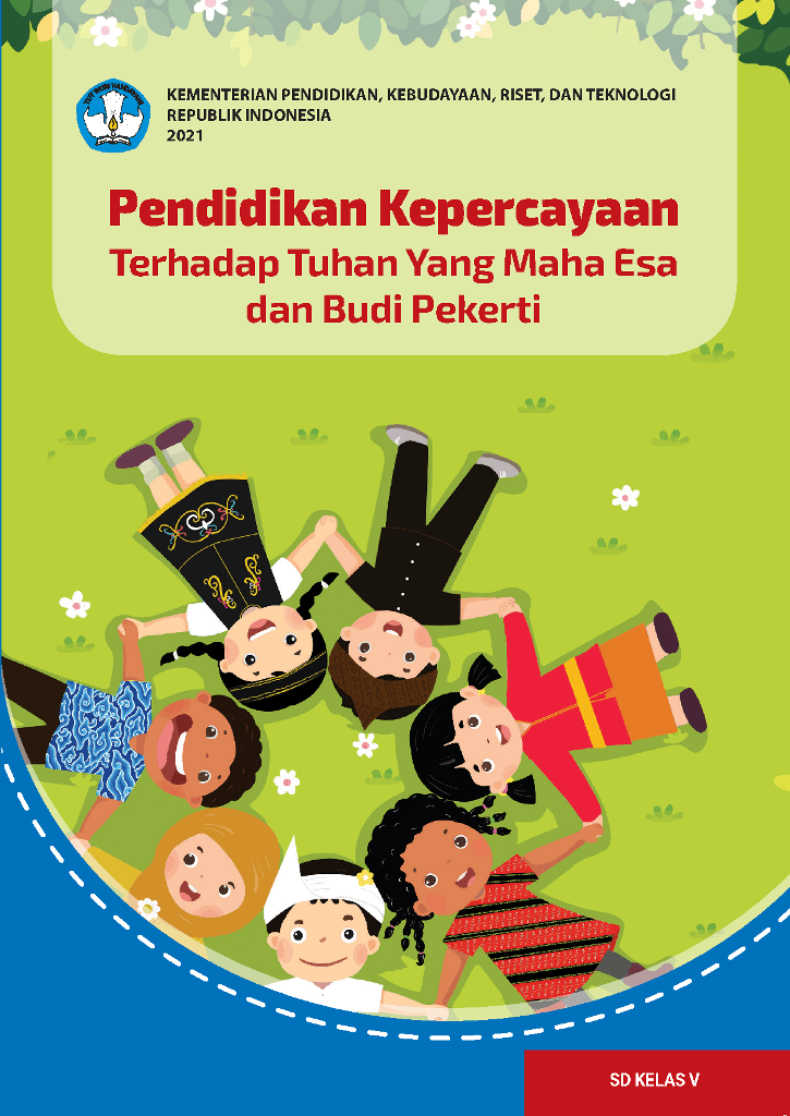 Cover Pendidikan Kepercayaan Terhadap Tuhan Yang Maha Esa dan Budi Pekerti untuk SD Kelas V