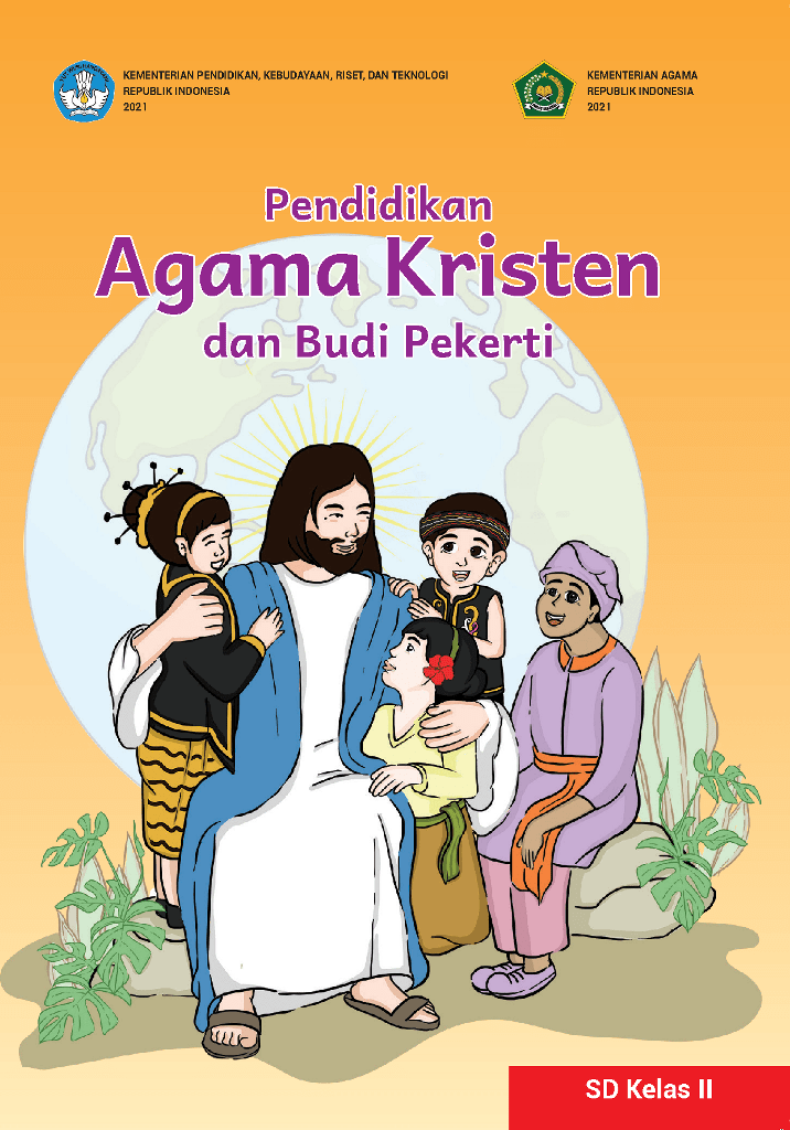 Cover Pendidikan Agama Kristen dan Budi Pekerti untuk SD Kelas II