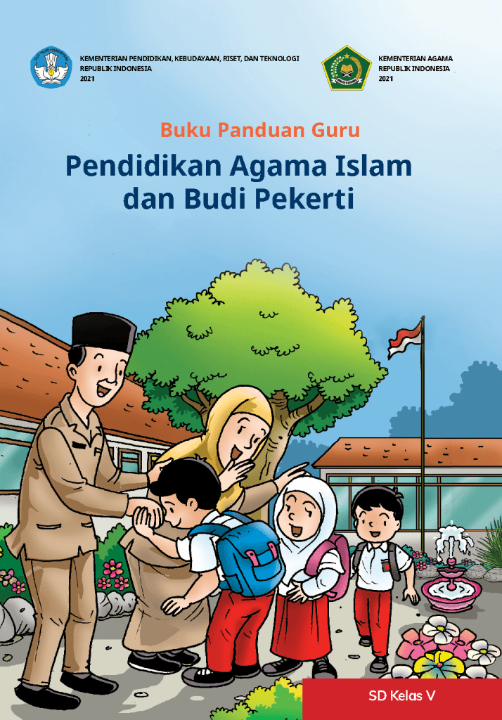 Cover Buku Panduan Guru Pendidikan Agama Islam dan Budi Pekerti untuk SD Kelas V