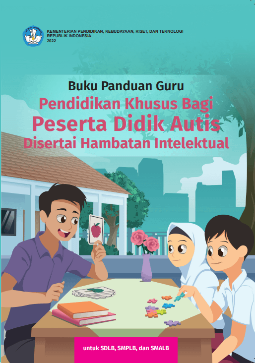 Cover Buku Panduan Guru Pendidikan Khusus bagi Peserta Didik Autis Disertai Hambatan Intelektual