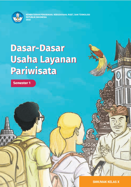 Cover Dasar - dasar Usaha Layanan Pariwisata untuk SMK/MAK Kelas X Semester 1