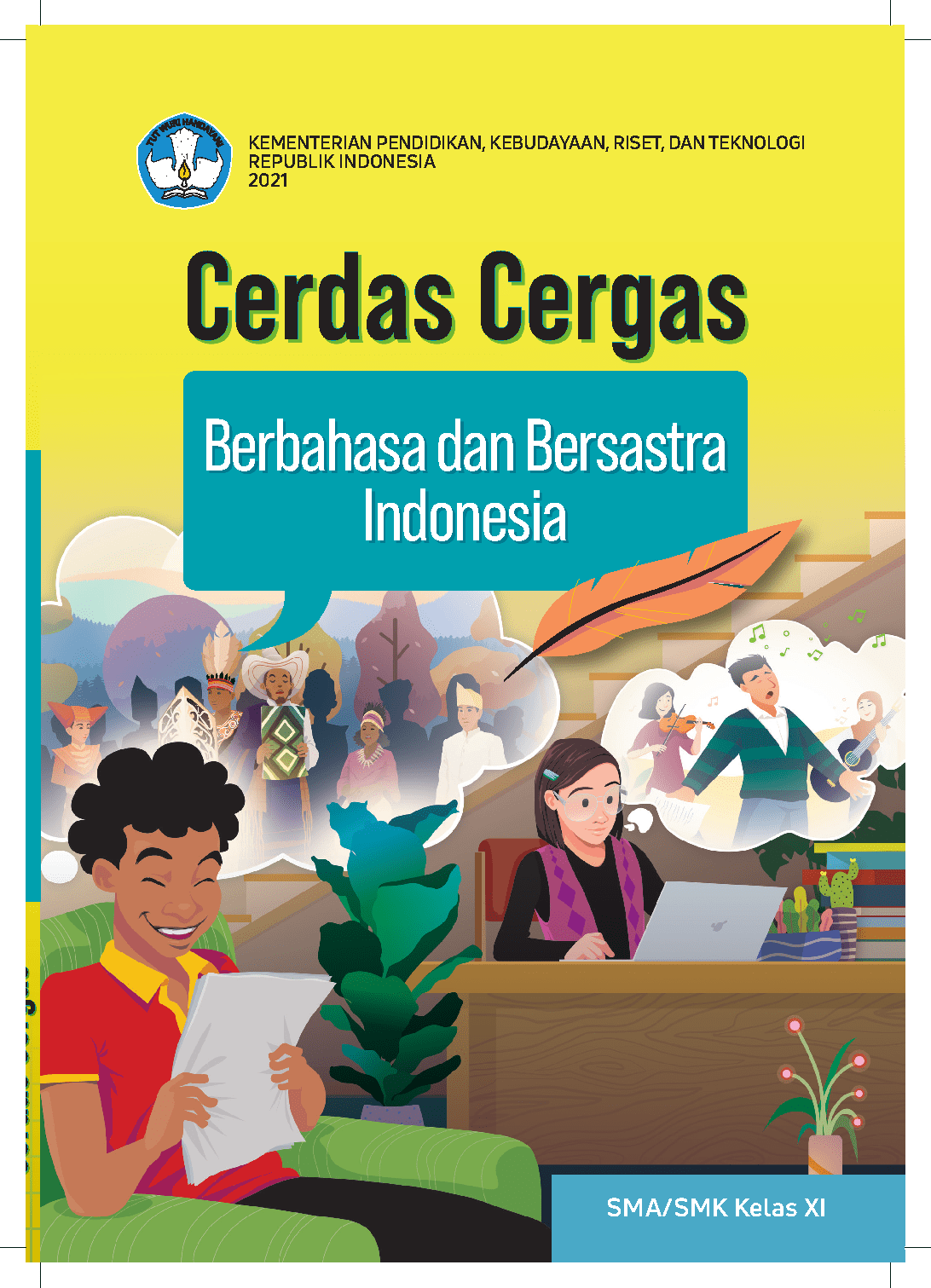 Cover Buku Audio Bahasa Indonesia SMA Kelas 11
