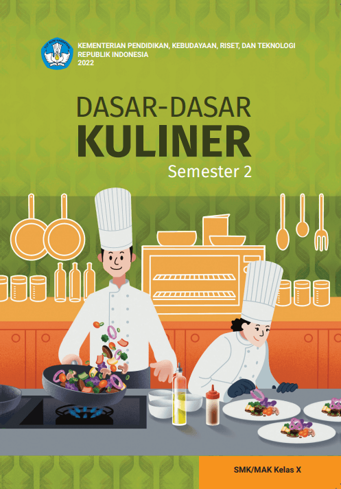 Cover Dasar-Dasar Kuliner untuk SMK/MAK Kelas X Semester 2