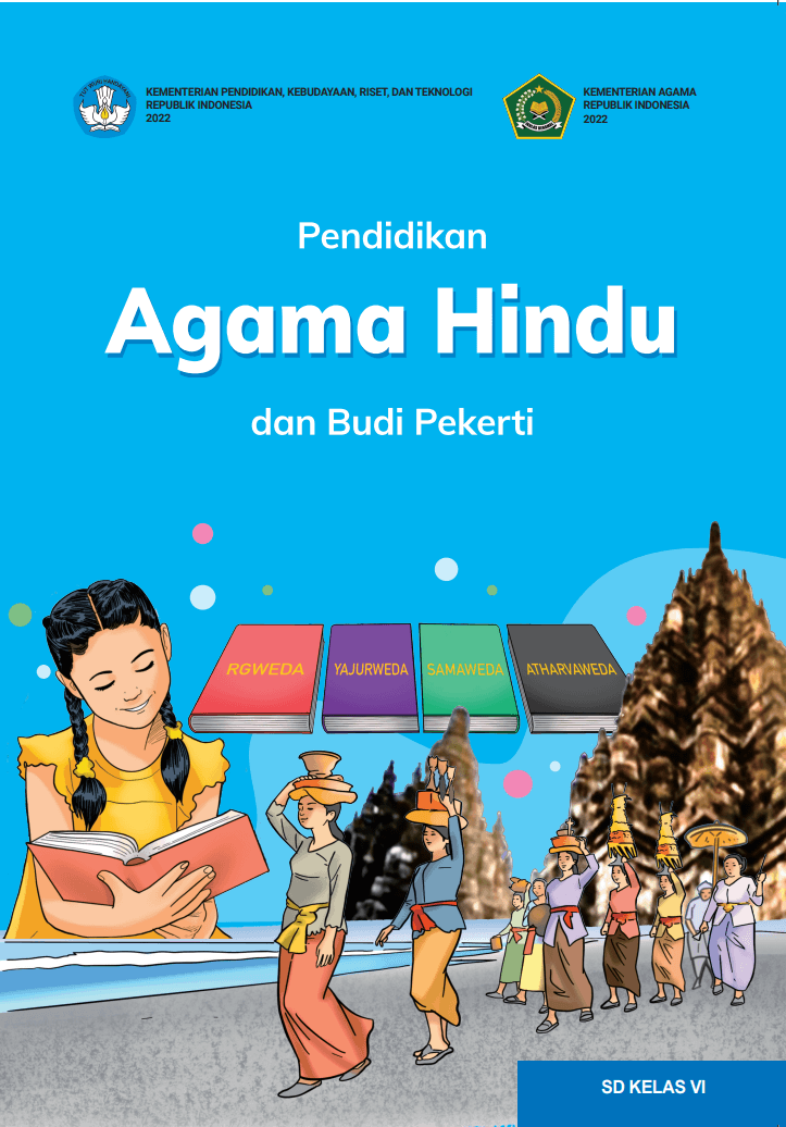 Cover Pendidikan Agama Hindu dan Budi Pekerti untuk SD Kelas VI