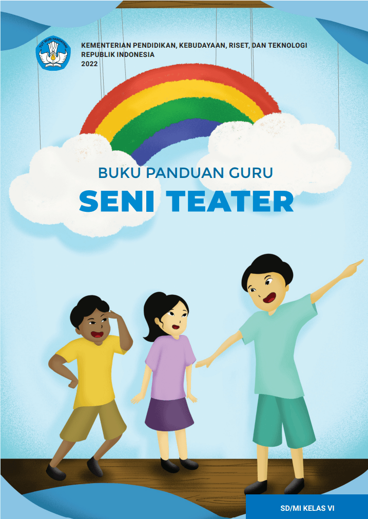 Cover Buku Panduan Guru Seni Teater untuk SD/MI Kelas VI