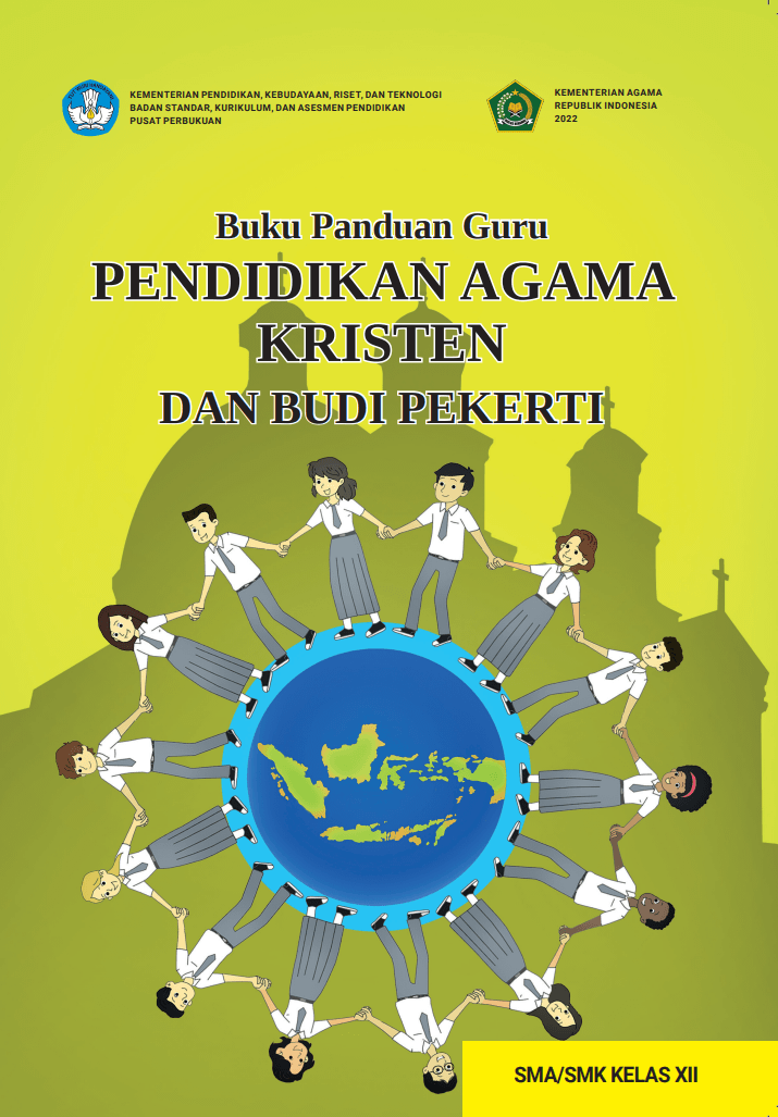 Cover Buku Panduan Guru Pendidikan Agama Kristen dan Budi Pekerti untuk SMA/SMK Kelas XII