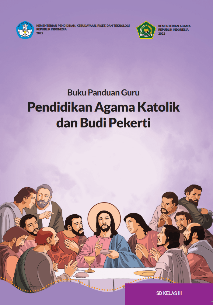 Cover Buku Panduan Guru Pendidikan Agama Katolik dan Budi Pekerti untuk SD Kelas III