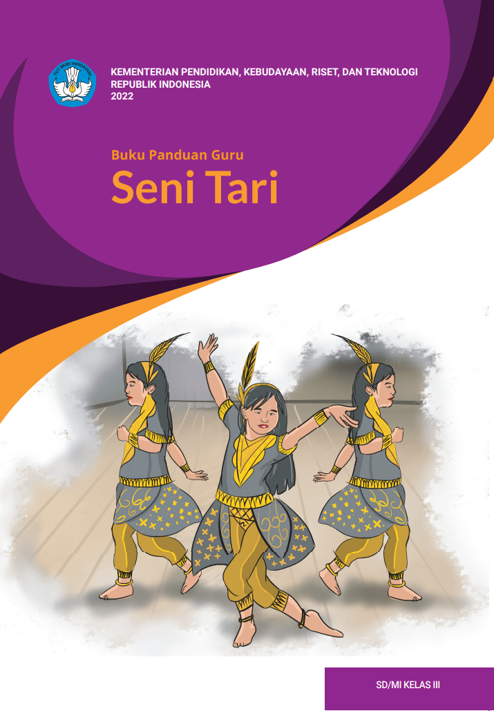 Cover Buku Panduan Guru Seni Tari untuk SD/MI Kelas III