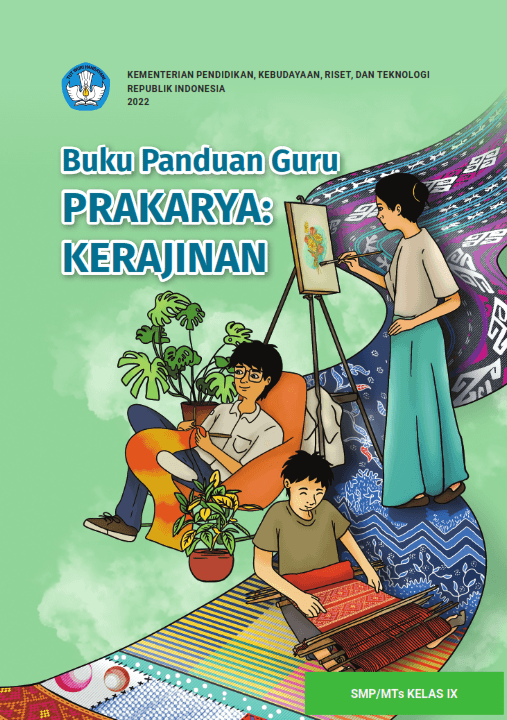 Cover Buku Panduan Guru Prakarya: Kerajinan untuk SMP/MTs Kelas IX