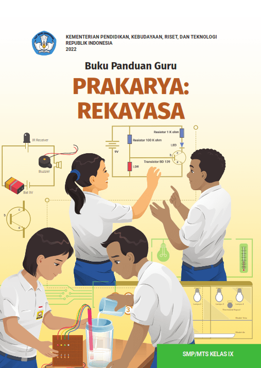 Cover Buku Panduan Guru Prakarya: Rekayasa untuk SMP/MTs Kelas IX