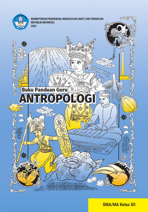 Cover Buku Panduan Guru Antropologi untuk SMA/MA Kelas XII