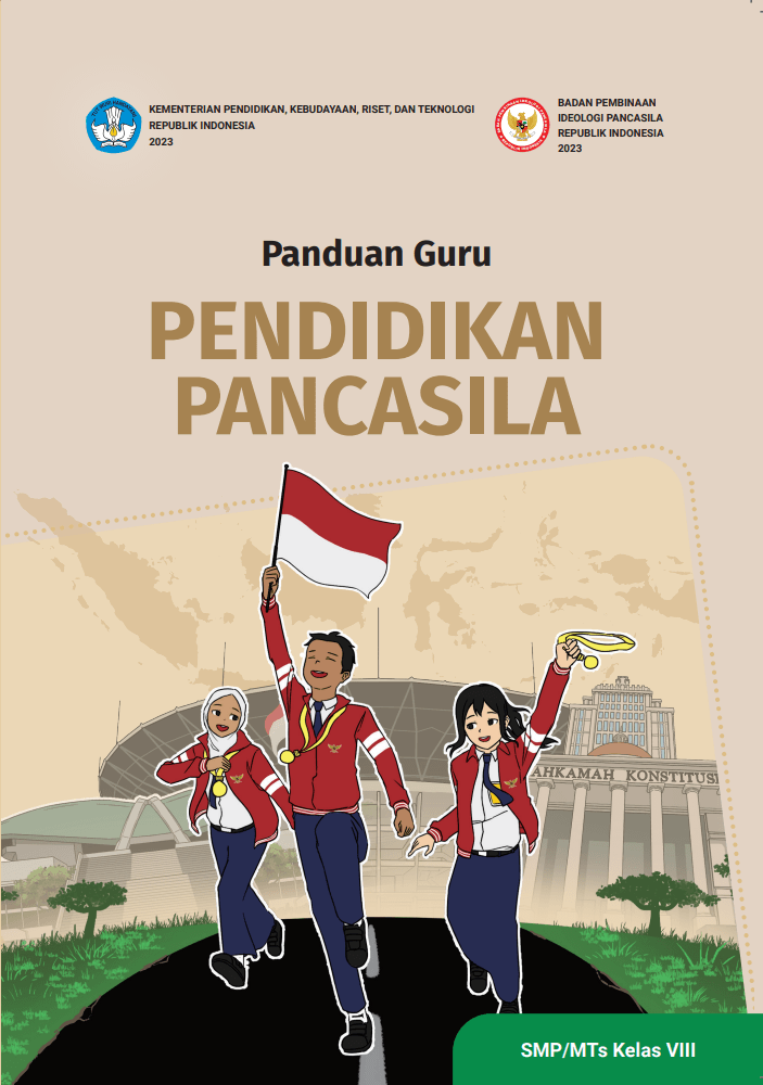 Cover Panduan Guru Pendidikan Pancasila untuk SMP/MTs Kelas VIII