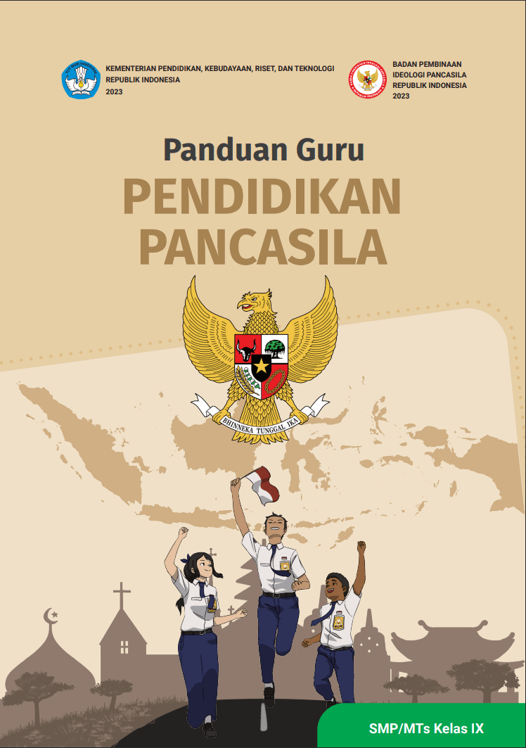Cover Panduan Guru Pendidikan Pancasila untuk SMP/MTs Kelas IX