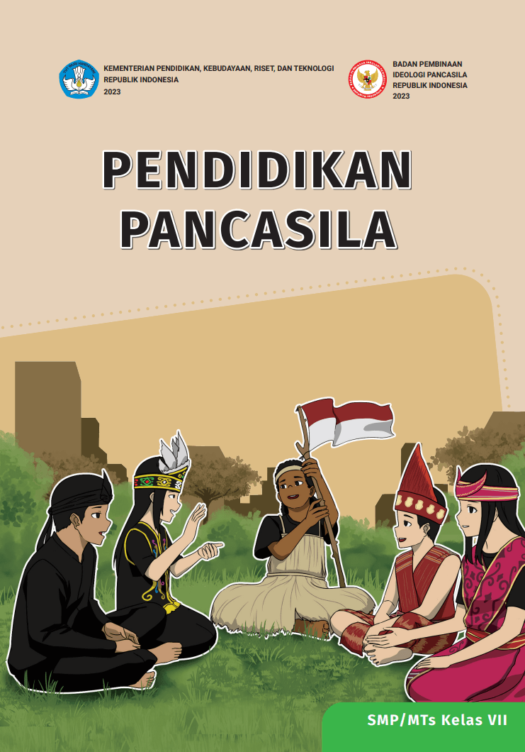 Cover Pendidikan Pancasila untuk SMP/MTs Kelas VII