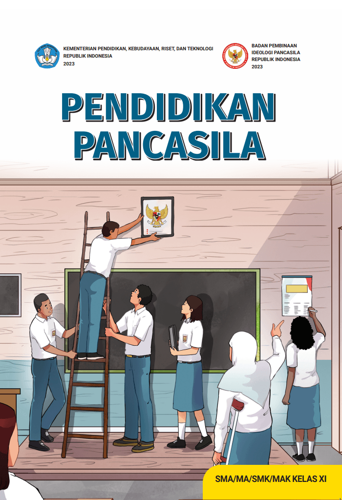 Cover Pendidikan Pancasila untuk SMA/MA/SMK/MAK Kelas XI