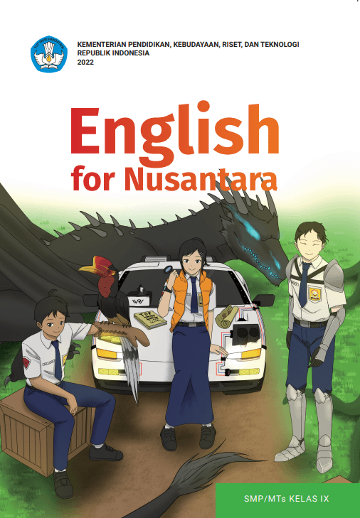 Cover Buku Audio English for Nusantara untuk SMP/MTs Kelas IX
