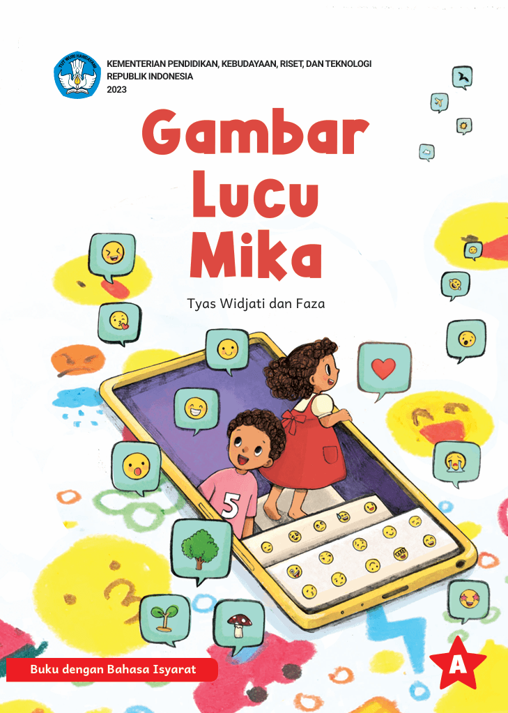 Cover Gambar Lucu Mika (Edisi Buku dengan Bahasa Isyarat)