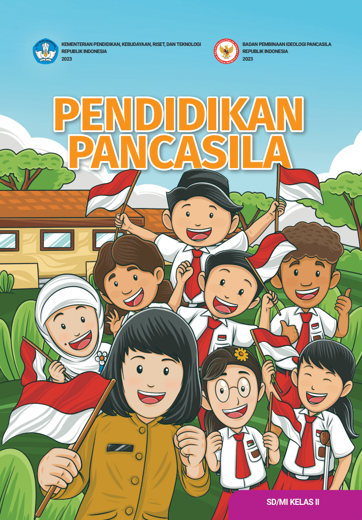 Cover Buku Audio Pendidikan Pancasila untuk SD/MI Kelas II