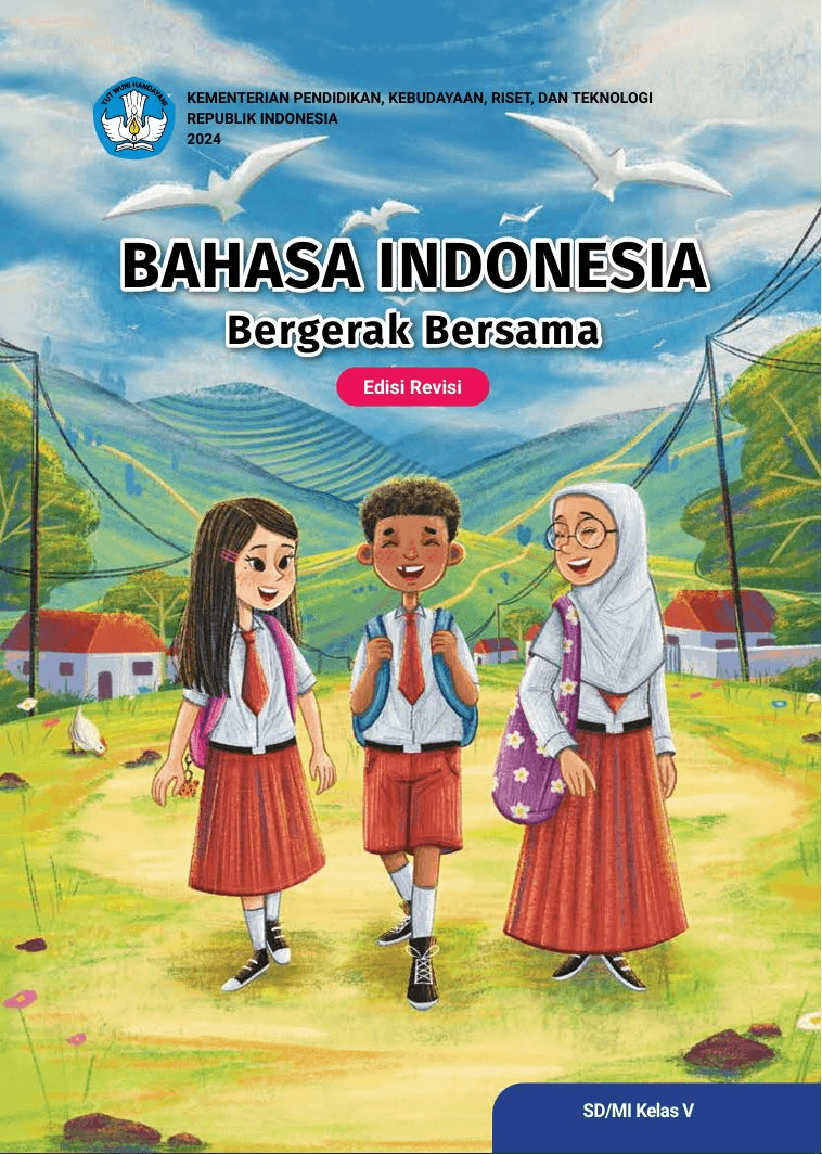 Cover Bahasa Indonesia Kurikulum Merdeka Kelas 5 SD