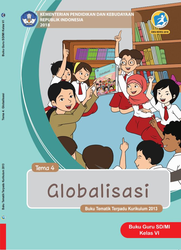 Cover Buku Guru Kelas VI Tema 4 Globalisasi