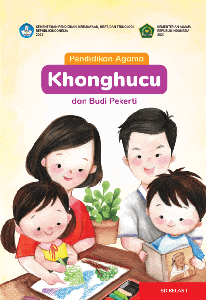 Cover Pendidikan Agama Khonghucu dan Budi Pekerti untuk SD Kelas I