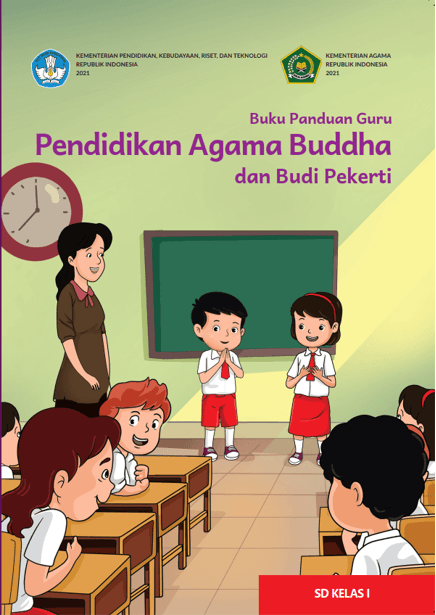 Cover Buku Panduan Guru Pendidikan Agama Buddha dan Budi Pekerti untuk SD Kelas I