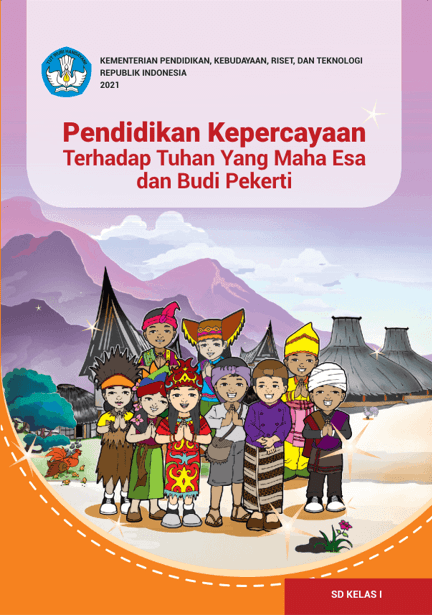 Cover Pendidikan Kepercayaan Terhadap Tuhan Yang Maha Esa dan Budi Pekerti untuk SD Kelas I