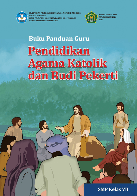 Cover Buku Panduan Guru Pendidikan Agama Katolik dan Budi Pekerti untuk SMP Kelas VII